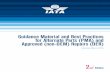 Guidance Material and Best Practices for Alternate Parts ... · Guidance Material and Best Practices for Alternate Parts (PMA) and Approved (non-OEM) Repairs (DER) 2nd Edition 1 1