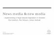 News media & new media - International Federation of ... · – The second step in January 1 2015 with identification of and information to all publishers covered by the law, including