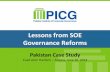 Lessons from SOE Governance Reforms - World Bank€¦ · Lessons from SOE Governance Reforms . Pakistan Case Study . Fuad Azim Hashimi – Ankara, June 10, 2014