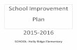 School Improvement Plan 2015-2016 · Mildred Davis Principal -Intern Amanda Morgan SPED Teacher/Teacher Leader Nancy Cogburn ELA/SS Teacher Vicki Russell Math Teacher/ Teacher Leader