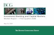 Investment Banking and Capital Markets - BCG · Investment banks faced difficult conditions but managed to improve performance during the first quarter Investment banks had a difficult