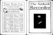 These· Books Free .' t .' ·······' .·.8 ...Vol+79+(1915)/… · the SABBATH' -RECORDER We offer anyone of the following books free, postpaid, 'for one new sub scription to