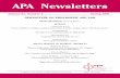APA Newsletters€¦ · Theodore Benditt, Editor Spring 2002 Volume 01, Number 2 APA NEWSLETTER ON Philosophy and Law FROM THE EDITOR Theodore Benditt University of Alabama at Birmingham
