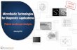 Microfluidic Technologies for Diagnostic Applications - Sample · Microfluidic Technologies for Diagnostic Applications Patent Landscape Analysis January 2017 Samsung Electronics