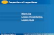 Properties of Logarithms - Mr. Davenport's Math …...Holt McDougal Algebra 2 Properties of Logarithms Evaluate log 9 27. Method 2 Change to base 3, because both 27 and 9 are powers
