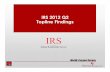 IRS 2012 Q2 Topline Findings - MRUC€¦ · IRS 2012 Q2 Topline Findings World’s largest Survey Indian Readership Survey. Growth: ... • Household Premiumness Index (HPI) is a