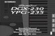 DGX-230/YPG-235 Owner's Manual · • No tienda el cable del adaptador cerca de fuentes de calor (estufas, radiadores, etc.), no lo doble demasiado, no ponga objetos pesados sobre
