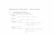 Integral Calculus - Exercisesmapmf.pmfst.unist.hr/~vlasta/mathematics/Unit 3/Integral...INTEGRAL CALCULUS - EXERCISES 43 Homework In problems 1 through 13, ﬁnd the indicated integral.