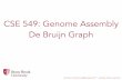CSE 549: Genome Assembly De Bruijn Graph · CSE 549: Genome Assembly De Bruijn Graph All slides in this lecture not marked with “*” courtesy of Ben Langmead.