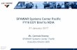 SPAWAR Systems Center Pacific FY16 EOY Brief to NDIA · 2019-08-20 · SPAWAR Systems Center Pacific FY16 EOY Brief to NDIA Ms. Carmela Keeney SPAWAR Systems Center, Pacific Executive