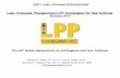 Lean, Premixed, Prevaporized (LPP) Combustion for Gas Turbines · 2017-11-16 · LPP Combustions, LLC LPP= Lean, Premixed & Prevaporized The 16th Israeli Symposium on Jet Engines