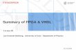 Summary of FPGA & VHDL - Universitetet i oslo...Plasma and Space Physics Common VHDL coding ”errors” Missing indent (low readability of the code) Wrong sensitivity list – Too