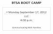 BTSA BOOT CAMP - WordPress.com · 2012-10-02 · •BTSA – Basics Description The California Beginning Teacher Support and Assessment (BTSA) Induction Program provides formative
