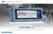 IDEAL Networks OTDR II Datasheet - Test Equipment DepotTier-2 Optical Time Domain Reflectometer for Multimode and Single-mode Fiber Cabling OTDR II The OTDR II is the first tablet