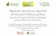 Migración, Agricultura, Seguridad alimentaria y …...Migración, Agricultura, Seguridad alimentaria y Políticas publicas Aportes del Proyecto SALIMA en Nicaragua para la reflexión