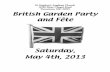 St Stephen's Anglican Church 11856 Mays Chapel Road ... · St Stephen's Anglican Church 11856 Mays Chapel Road Timonium, MD 21093 British Garden Party and Fête Saturday, May 4th,