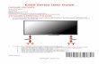 E325 Series User Guide - Sceptre...(DVD)SR Series P1 E325 Series User Guide PACKAGE CONTENTS SCEPTRE Display x 1 TV Foot x 2 Screws x 4 Power Cord x 1 (attached) Warranty Card x 1
