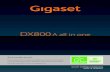 ¡Enhorabuena!...Gigaset DX800A all in one / USA ES / A31008-N3100-WEB-1-7843 / Cover_front.fm / ¡Enhorabuena! Con la compra de un Gigaset ha elegido una marca comprometida con el
