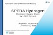 SPERA Hydrogen - NEDO · SPERA Hydrogen Hydrogen Supply Chain by LOHC System Chiyoda Corporation October 23, 2018 1 Hydrogen Energy Ministerial Meeting. Contents 1. Concept and Features