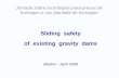 Sliding safety of existing gravity dams€¦ · Sliding safety of existing gravity dams Madrid – April 2008 ... features that can be predicted neither from the results of careful
