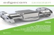 Edgecam Designer fills the gap between CAD and CAM. From ... · Edgecam Designer provides a host of geometry creation techniques that are critical to the machinist for model preparation.