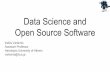 Data Science and varlamis@hua.gr Harokopio University of ......Key-value stores (e.g. Redis, Memcached): from integers or strings to JSON documents Wide column stores (e.g. Cassandra,