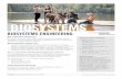 BIOSYSTEMS - Clemson University...Biosystems engineers apply engineering principles to biological systems. The program incorporates fundamental biological principles to engineering