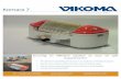 Komara 7 7.pdf · skimmers are probably the best known and most widely used skimmers in the world. The Komara 7 is a highly efficient oleophilic disc skimmer designed to recover floating