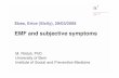 EMF and subjective symptoms...Schreier SPM, 2006 4th EBEA Course. M. Röösli, subjective symptoms, 29/03/2008 5 Attributed causes Proportion [%] Schreier SPM, 2006 80% of the EHS