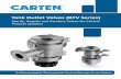 Tank Outlet Valves (BTV Series) - Carten Controlscartencontrols.com/pdfs/Carten_BTV_Series.pdf · delivering products with safety, reliability, efficiency and performance to critical