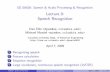 Lecture 9: Speech Recognition - Columbia Universitydpwe/e6820/lectures/L09-asr.pdfRecognizing speech Time Frequency 0 0.5 1 1.5 2 2.5 3 0 2000 4000 ÒSo, I thought about that and I