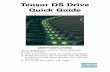 Tensor DS Drive Quick Guide - manhkhoi.commanhkhoi.com/upload/pdf/Tensor_DS_Drive_Quick_Guide_UK.pdf · Tensor DS Drive Quick Guide. 2 INSTALLATION HARDWARE 1. Open the lock mechanism