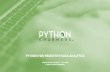 PYTHON FOR PREDICTIVE DATA ANALYTICS...Python for Predictive Data Analytics A specialist course Audience: This is a course for data scientists, quants, financial analysts, researchers,