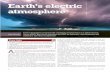 Earth’s electric atmosphere - Metlink : Weather and ...€¦ · Although we have known about the electrification of air in fair-weather conditions since the 1800s, its origin was