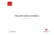 Havells India Limited - Macquarie GroupHavells India Limited December 2011 •US$ 1 2 billion Electrical Company globally Introduction. , •Founded in 1971 with the acquisition of