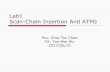 Lab1 Scan-Chain Insertion And ATPGtiger.ee.nctu.edu.tw/course/Testing2017/notes/pdf/lab1_2017.pdf · Lab1 Scan-Chain Insertion And ATPG Pro: Chia-Tso Chao TA: Tse-Wei Wu 2017/05/15.