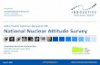2012 Public Opinion Research National Nuclear Attitude Survey€¦ · (CNA) to conduct the 2012 National Nuclear Attitudes Survey. The survey is a national telephone tracking study,