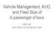 Vehicle Management, AVO, and Fleet Size of 5-passenger aTaxisalaink/Orf467F16/FinalProject... · Fleet Size and AVO Using this data, for five-passenger taxis with trips between two