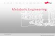 Metabolic Engineering - ftp.tugraz.at Molecu… · 13 Metabolic Engineering Enhanced production of metabolites in homologous hosts Production of modified or new metabolites Modification