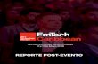 EmTech Post-Event Report...Instituto Tecnológico de Massachussets. RESUMEN DEL EVENTO. EMTECH CARIBBEAN EN NÚMEROS 332 PARTICIPANTES 140 mensajes enviados por el app oﬁcial 169
