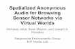 Virtual Worlds Sensor Networks via Audio for Browsing MIT ... · Granular synthesis around a playhead warp speed, preserve pitch ... Spatialization is done using OpenAL, using physical