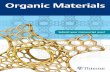 Folder A5 4s Organic-Materials 19P55Q k1 - Thieme...applications of new or existing materials are considered for publication. Accepted article types: • Original articles • Short