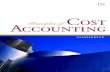 P RINCIPLES OF C ACCOUNTING · Chapter 7 The Master Budget and Flexible Budgeting 337 Chapter 8 Standard Cost Accounting—Materials, Labor, and Factory Overhead 379 Chapter 9 Cost