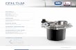 FPH-TLM - hydraulik · fph-tlm pressure filters fph tlm fph tlm 103 fph-tlm pressure filters head: aluminium alloy bowl: steel ... fph pressure filters f p h complete filter family