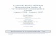 Systematic Review of Human Biomonitoring Studies of ... · Systematic Review of Human Biomonitoring Studies of Environmental Contaminants in Canada January 1990-January 2007 ii Preface