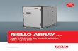 RIELLO ARRAY · Standard Listings & Approvals ETL, ASME, AHRI, CSD-1 and SCAQMD Electrical Requirement V/Ph/Hz FLA (**) 120/1/60 20.3 120/1/60 24.0 230/1/60 20.1 230/3/60 20.1 230/3/60