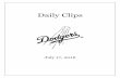 Daily Clips - MLB.commlb.mlb.com/documents/6/1/4/190117614/Dodger_Daily_Clips...2016/07/17  · DAILY CLIPS SUNDAY, JULY 17, 2016 LA TIMES Dodgers squander chances in walk-off loss