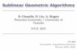 Sublinear Geometric Algorithms - Computer Graphicsgraphics.stanford.edu/courses/cs468-06-winter/Slides/michael_subli… · Geometric Algorithms Seminar Winter 2005/2006. CS 468 –