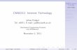 CM40212: Internet Technologyjap/cm40212/slides/05-presentation.pdf · CM40212: Internet Technology Julian Padget Web programming Distributed programming Programming frameworks Summary
