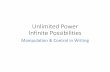 Unlimited Power Infinite Possibilities - WordPress.com€¦ · Unlimited Power Infinite Possibilities Author: JennConn Created Date: 11/15/2019 10:20:20 AM ...
